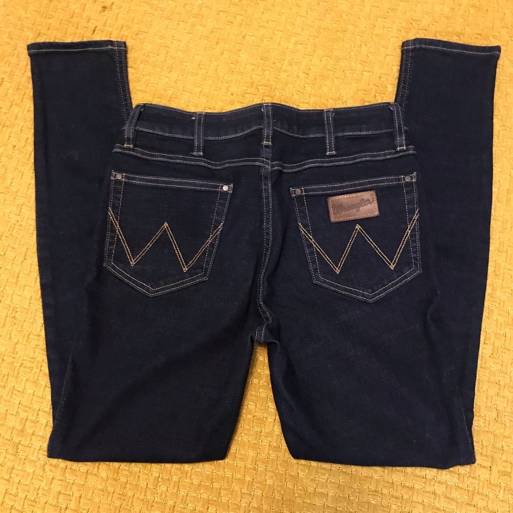 Wranglers High Waist Cuffed Skinny